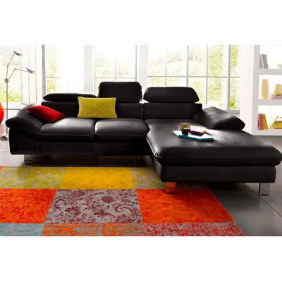 COTTA Driver L-Form Sofa - Recamiere rechts - Schwarz COTTA Driver L-Form Sofa - Recamiere rechts - Schwarz
