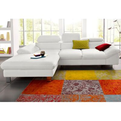 COTTA Driver L-Form Sofa - Verstellbarer Kopfteil, Kunstleder COTTA Driver L-Form Sofa - Verstellbarer Kopfteil, Kunstleder