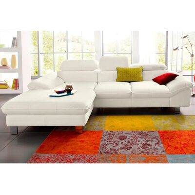 COTTA Driver L-Form Sofa - Verstellbares Leder & Bettfunktion COTTA Driver L-Form Sofa - Verstellbares Leder & Bettfunktion