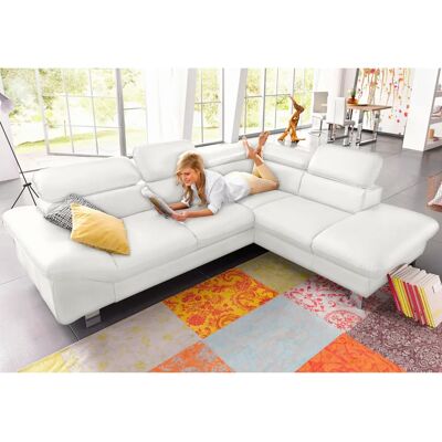 COTTA Driver L-Form Sofa - Kunstleder, Altweiß COTTA Driver L-Form Sofa - Kunstleder, Altweiß