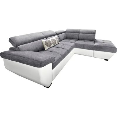 COTTA Speedway L-Form Sofa - Kopfteil, Optional Ottomane oder Recamiere, Schlaf & Stauraum COTTA Speedway L-Form Sofa - Kopfteil, Optional Ottomane oder Recamiere, Schlaf & Stauraum
