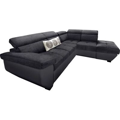COTTA Speedway L-Form Schwarzes Sofa - Sofa COTTA Speedway L-Form Schwarzes Sofa - Sofa