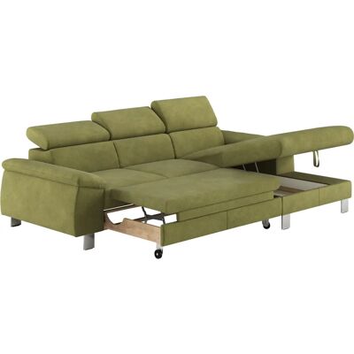 COTTA Komaris L-Form Grünes Sofa - Sofa COTTA Komaris L-Form Grünes Sofa - Sofa