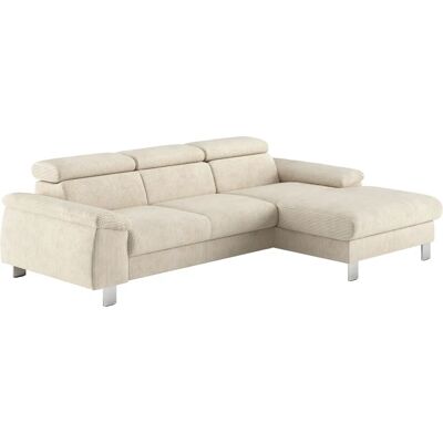 COTTA Komaris L-Form Sofa - Recamiere, Bettfunktion, LED - Sofas COTTA Komaris L-Form Sofa - Recamiere, Bettfunktion, LED - Sofas