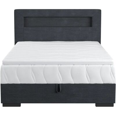COTTA Kelly Bett - 140x200cm, Dunkelblau, LED, Made in Europe COTTA Kelly Bett - 140x200cm, Dunkelblau, LED, Made in Europe