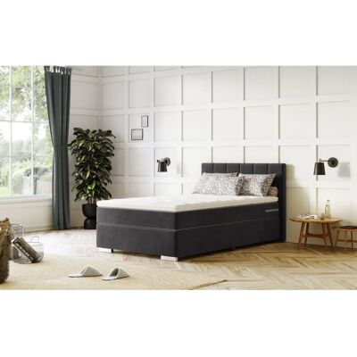 COTTA Simba Boxspringbett - Bonellfederkern, 120x200 cm, Anthrazit COTTA Simba Boxspringbett - Bonellfederkern, 120x200 cm, Anthrazit
