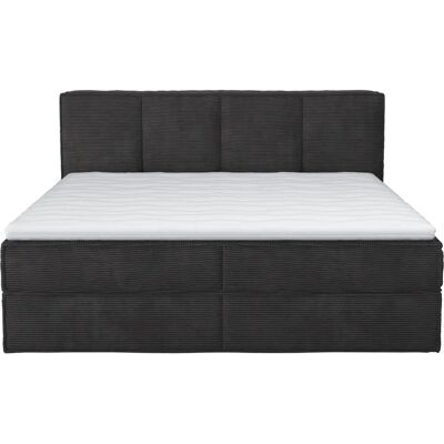 HOME AFFAIRE Sacy - Grau (Anthrazit) - Komplett Boxspringbett HOME AFFAIRE Sacy - Grau (Anthrazit) - Komplett Boxspringbett