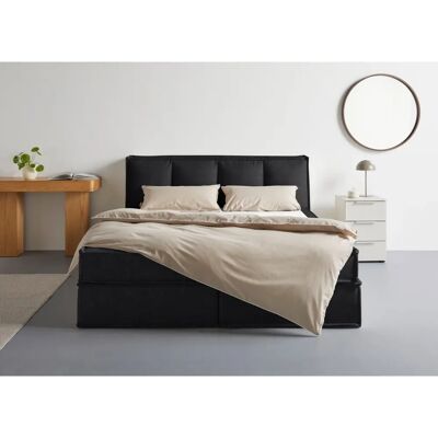 HOME AFFAIRE Sacy Boxspringbett - schwarz, 160x200cm, Komplettset HOME AFFAIRE Sacy Boxspringbett - schwarz, 160x200cm, Komplettset