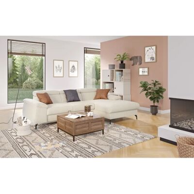 COTTA Kitty L-Form Sofa - Modern, Rechts Recamiere, Elfenbein COTTA Kitty L-Form Sofa - Modern, Rechts Recamiere, Elfenbein