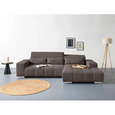COTTA Orion L-Form Sofa - Microfaser, Verstellbare Kopfstützen COTTA Orion L-Form Sofa - Microfaser, Verstellbare Kopfstützen