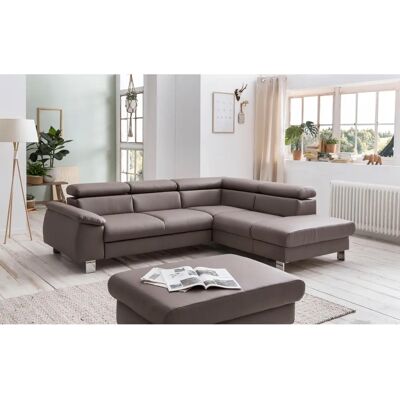 COTTA Komaris L-Form Sofa - Mikrofaser, Handgefertigt, 249cm COTTA Komaris L-Form Sofa - Mikrofaser, Handgefertigt, 249cm