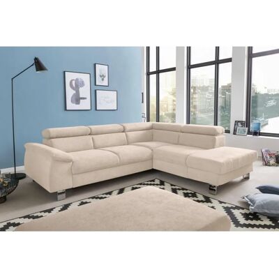 COTTA COTTA Komaris L-Form Sofa - Microfaser Beige COTTA COTTA Komaris L-Form Sofa - Microfaser Beige