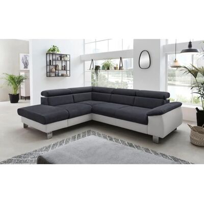 COTTA Komaris L-Form Sofa - 4 Sitze - Grau COTTA Komaris L-Form Sofa - 4 Sitze - Grau