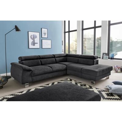 COTTA Komaris L-Form Sofa - Microfaser & Leder - Ohne Bett COTTA Komaris L-Form Sofa - Microfaser & Leder - Ohne Bett