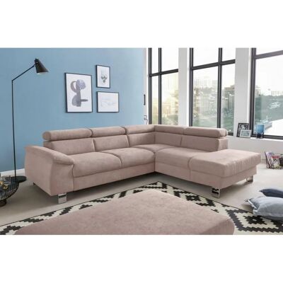 COTTA Komaris L-Form Sofa - Microfaser PRIMABELLE - Ottomane rechts COTTA Komaris L-Form Sofa - Microfaser PRIMABELLE - Ottomane rechts