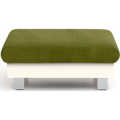 COTTA Cotta Moderner Beistelltisch Beige Mikrofaser Kunstleder - Hocker COTTA Cotta Moderner Beistelltisch Beige Mikrofaser Kunstleder - Hocker