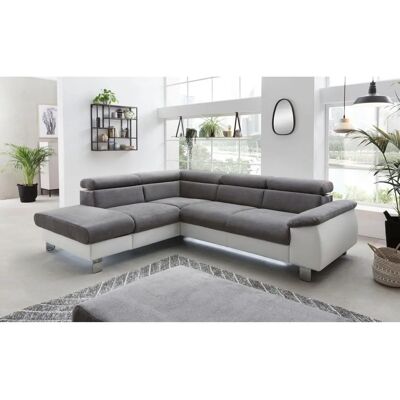 COTTA Komaris L-Form Sofa - Weiß/Stone - Ohne Bettfunktion COTTA Komaris L-Form Sofa - Weiß/Stone - Ohne Bettfunktion