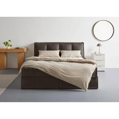 HOME AFFAIRE Sacy - Boxspringbett mit 2 Matratzen - Veloursbezug - 180x200 cm HOME AFFAIRE Sacy - Boxspringbett mit 2 Matratzen - Veloursbezug - 180x200 cm