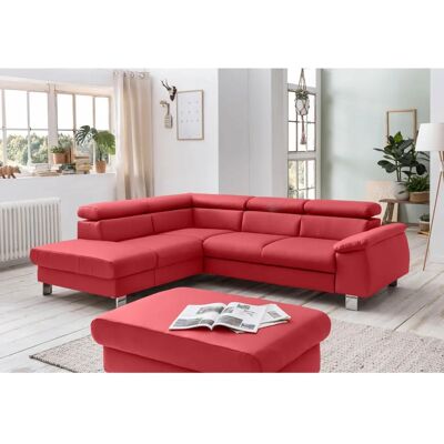 COTTA Komaris L-Form Ecksofa - Bezug: Kunstleder SOFTLUX, Ottomane links, Bettkasten COTTA Komaris L-Form Ecksofa - Bezug: Kunstleder SOFTLUX, Ottomane links, Bettkasten