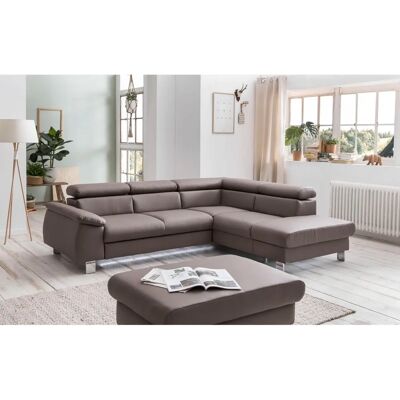 COTTA Komaris L-Form Sofa - Grau - 249x72x100 cm COTTA Komaris L-Form Sofa - Grau - 249x72x100 cm