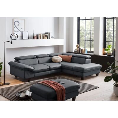Home Affaire Pilot Hocker - Leder/Polyester, Fango, 101x46x65cm - Hocker Home Affaire Pilot Hocker - Leder/Polyester, Fango, 101x46x65cm - Hocker