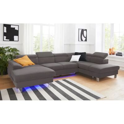COTTA Komaris U-Form Sofa - U-förmiges Sofa mit Bettfunktion COTTA Komaris U-Form Sofa - U-förmiges Sofa mit Bettfunktion