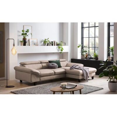 Home affaire Pilot L-Form Sofa - Recamiere, Beige Home affaire Pilot L-Form Sofa - Recamiere, Beige