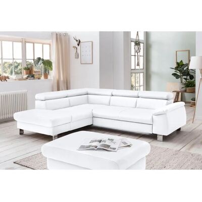 COTTA Komaris L-Form Sofa - Mikrofaser & Kunstleder COTTA Komaris L-Form Sofa - Mikrofaser & Kunstleder