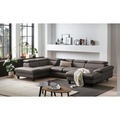 HOME AFFAIRE Pilot U-Form Ledersofa - U-förmiger Couch HOME AFFAIRE Pilot U-Form Ledersofa - U-förmiger Couch