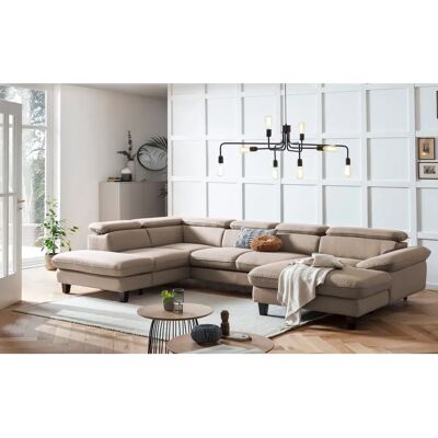HOME AFFAIRE Pilot U-Form Sofa - Mit Kopfteilverstellung, Bettfunktion, handgefertigt HOME AFFAIRE Pilot U-Form Sofa - Mit Kopfteilverstellung, Bettfunktion, handgefertigt