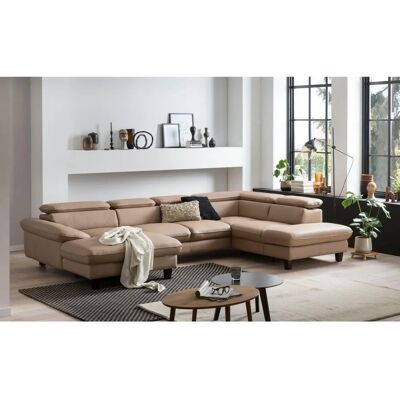 Home Affaire Pilot U-Form Leder Couch - Wohnzimmer Sofa Home Affaire Pilot U-Form Leder Couch - Wohnzimmer Sofa