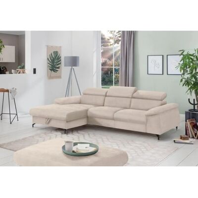 COTTA Kitty Beige L-Form Mikrofaser Sofa - Sofa COTTA Kitty Beige L-Form Mikrofaser Sofa - Sofa
