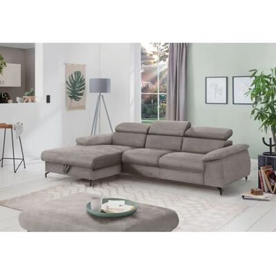 COTTA Kitty Mikrofaser Ecksofa - Recamiere, Bettfunktion COTTA Kitty Mikrofaser Ecksofa - Recamiere, Bettfunktion