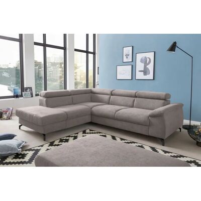 COTTA Komaris L-Form Sofa - Mikrofaser, Dunkelgrau COTTA Komaris L-Form Sofa - Mikrofaser, Dunkelgrau