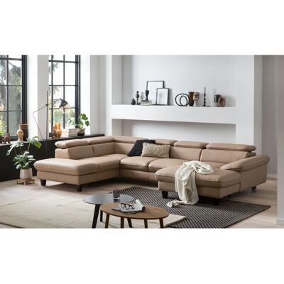 Home Affaire Pilot U-Form Leder-Sofa mit Ottomane & Recamiere - Sofa Home Affaire Pilot U-Form Leder-Sofa mit Ottomane & Recamiere - Sofa