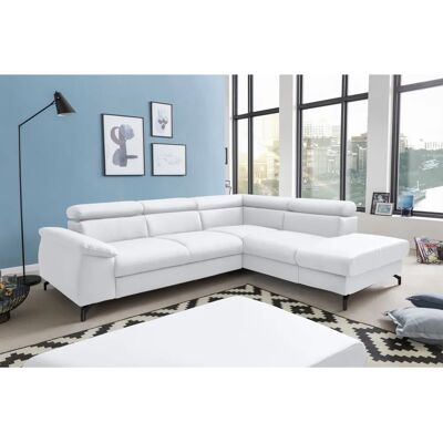 COTTA Komaris L-Form Sofa - Kunstleder, Ottomane rechts, Kopfteil COTTA Komaris L-Form Sofa - Kunstleder, Ottomane rechts, Kopfteil