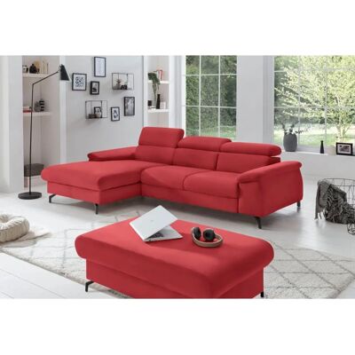 COTTA Komaris L-Form Sofa - Modernes Leder L-Form Couch COTTA Komaris L-Form Sofa - Modernes Leder L-Form Couch