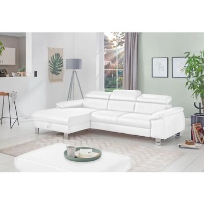 COTTA Komaris Sofa - Weiß, Relaxfunktion, Stauraum, Manuell COTTA Komaris Sofa - Weiß, Relaxfunktion, Stauraum, Manuell