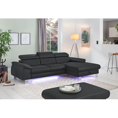 COTTA Cotta L-Form Sofa - Leder Recamiere mit Stauraum COTTA Cotta L-Form Sofa - Leder Recamiere mit Stauraum