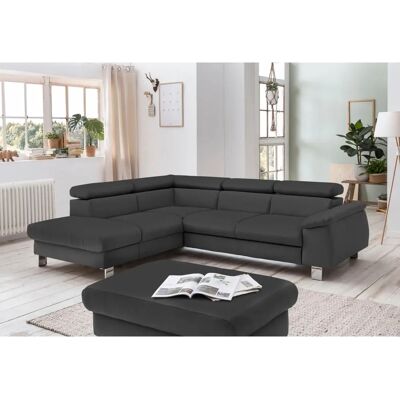 COTTA Komaris L-Form Sofa - Naturleder, 249x72 cm COTTA Komaris L-Form Sofa - Naturleder, 249x72 cm