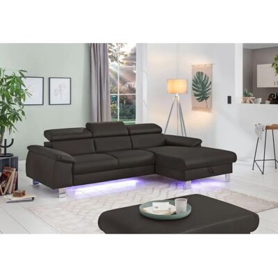 COTTA Komaris L-Form Sofa - Leder & Stoff COTTA Komaris L-Form Sofa - Leder & Stoff