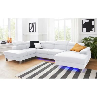 COTTA Komaris U-Form Sofa - U-Form, Links Ottomane, Ohne Bettfunktion COTTA Komaris U-Form Sofa - U-Form, Links Ottomane, Ohne Bettfunktion