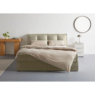 HOME AFFAIRE Sacy Velour VELVET Boxspringbett - Boxspringbett HOME AFFAIRE Sacy Velour VELVET Boxspringbett - Boxspringbett