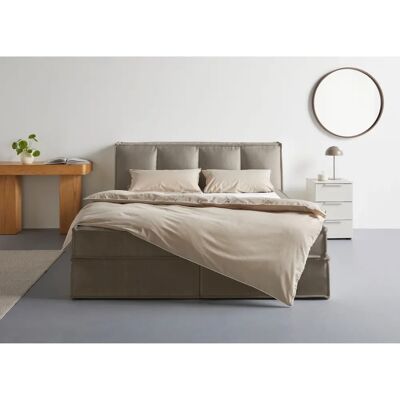 HOME AFFAIRE Sacy - Velours Velvet Boxspringbett - 170x230cm - Boxspringbett HOME AFFAIRE Sacy - Velours Velvet Boxspringbett - 170x230cm - Boxspringbett