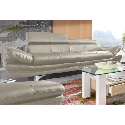 COTTA Enterprise Grau NaturLEDER 3-Sitzer Sofa-Set - Sitzmöbel COTTA Enterprise Grau NaturLEDER 3-Sitzer Sofa-Set - Sitzmöbel