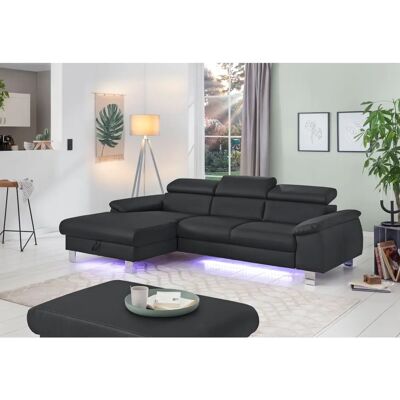 COTTA Komaris L-Form Sofa - Leder, LED, Manuell - Sofa COTTA Komaris L-Form Sofa - Leder, LED, Manuell - Sofa