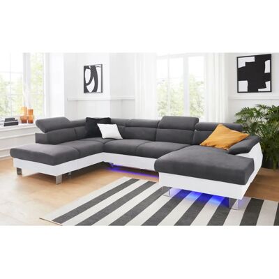 COTTA Komaris U-Form Sofa - Kunstleder & Microfaser COTTA Komaris U-Form Sofa - Kunstleder & Microfaser