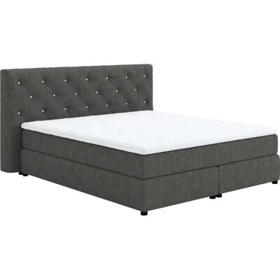 COTTA Castle Grau Soft Struktur Boxspringbett - Bett COTTA Castle Grau Soft Struktur Boxspringbett - Bett