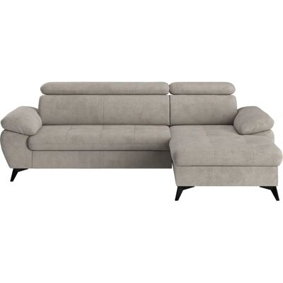 COTTA Hudson L-Form Sofa - grau (elefant) - 261x166cm COTTA Hudson L-Form Sofa - grau (elefant) - 261x166cm