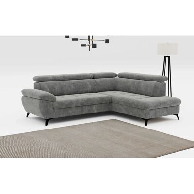 COTTA Hudson L-Form Grau Sofa - Sofa COTTA Hudson L-Form Grau Sofa - Sofa